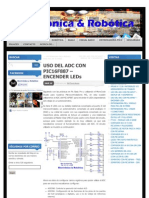 USO DEL ADC CON PIC16F887 - ENCENDER LEDs