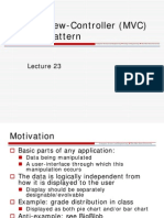 Model-View-Controller (MVC) Design Pattern