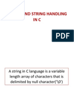 String and String Handling INC