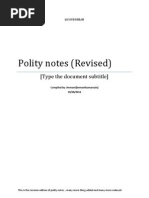 Complete Notes 4 Polity