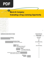 Merck & Company - Evaluating A Drug Licensing Opportunity - PGP 2012