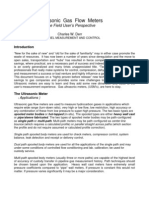 Ultrasonic Gas Flow Meters: The Field User's Perspective