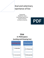 Medical and Veterinary Importance of Lice