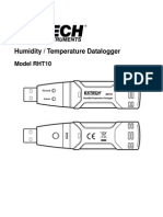 Humidity / Temperature Datalogger: User's Guide