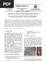 Failure Analysis of The Timing Belt Drives