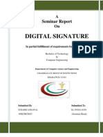 Digital Signature Project Report