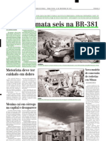 2003.11.18 - Acidente Mata Seis Na BR-381 - Estado de Minas