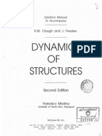 Solutions Manual-Dynamics of Structures (R.w. Clough and J. Penzien) - Francisco Medina-1995 118p