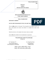 Biology Trial 2012 STAR PDF