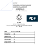 Production Planning