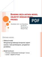 Banding Beza Antara Model Objektif Dengan Model Proses