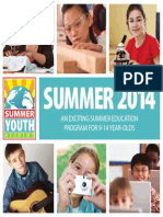 MNTC Summer Youth Academy Catalog