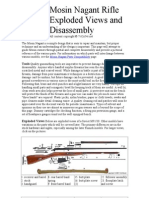 Mosin Nagant Rifle Exploded Views and Disassembly