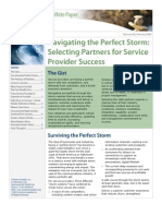 Navigating The Perfect Storm: Selecting Partners For Service Provider Success