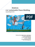 Reconciliation For Sustainable Peace Building Annual Report 2011