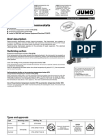 Panel-Mounting Thermostats: Brief Description