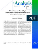 Failed States and Flawed Logic: The Case Against A Standing Nation-Building Office, Cato Policy Analysis No. 560