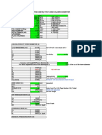 Sieve Tray Calculations