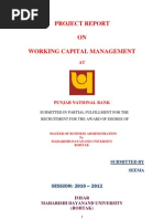 Project Report ON Working Capital Management