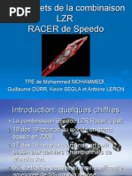 Présentation Les Secrets de La Combinaison LZR Racer de Speedo VM GD