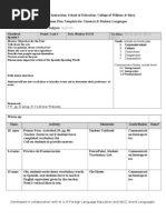 Spanish 3 Lesson Plan On Events in Latin America