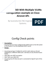 Multiple SSID With Multiple VLANs Configuration Example On