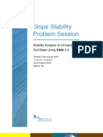 Slope Stability Problem Session PDF