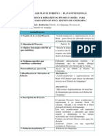 Ficha Tecnica para Los Proyectos Identificados