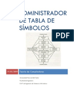 Administrador de Tabla de Símbolos