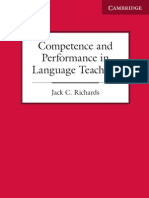 Competence and Performance