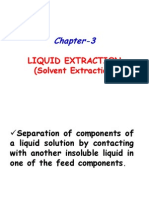 Chapter-3: Liquid Extraction (Solvent Extraction)