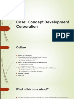 Case Product Management - Concept Development Corporation