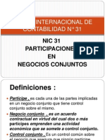 Norma Internacional de Contabilidad #31