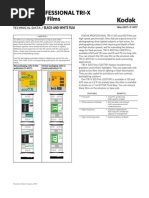 Kodak Tri-X Data Sheet