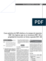 Casos Prácticos de NIIF Relativos A La Compra de Repuestos