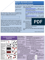 Chemistry Revision Guide For IGCSE Coordinated Science Chemistry Revision Guide For IGCSE Coordinated Science