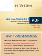 Chapter 1-Introduction To Database System