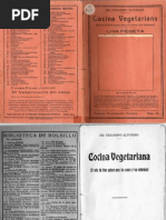 004 - Cocina Vegetariana Del DR Eduardo Alfonso de Aprox 1930