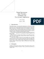 Raman Spectroscopy Basic Principle and Technique