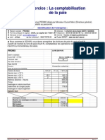 4 Exercice Sur La Comptabilisation de La Paie