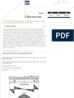 Simply Supported Beam With Both Side Ovehang Help For Bending Moment and Shear Force, Engineering, Homework Help - Transtutors