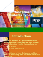 Oral Management of Diabetes Type II