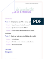 La Mesure de La Performance Des PME