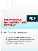 Performance Management and Rewards