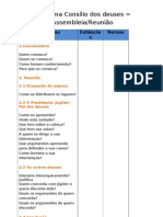 Consílio Dos Deuses Esquema Reunião