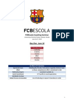 FCB Escola Coaches Seminar-Day 1