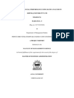 A Study On Financial Performance Using Ratio Analysis in Khivraj Motors PVT LTD