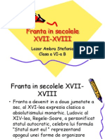 Franta in Secolele XVII-XVIII