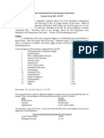 Evaluation of Abdominal Pain in The Emergency Department