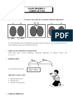 Calor Sensible y Cambio de Fase